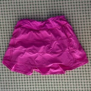 Lululemon Pace Rival Pink Athletic Skirt
